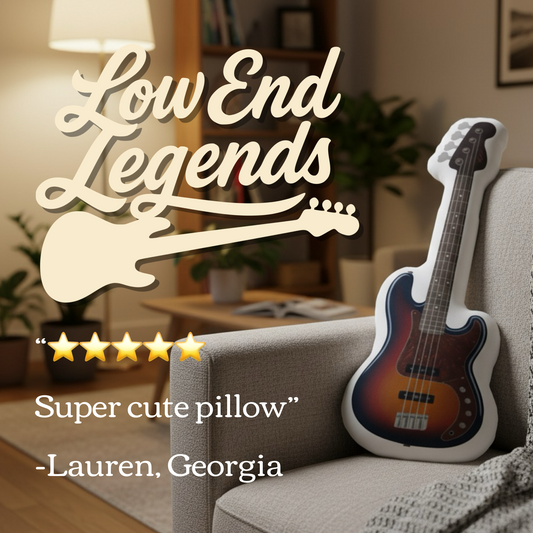 Custom Classic Bass pillow