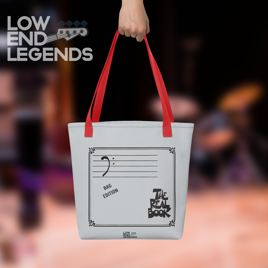 Real Book Bass Clef “Bag Edition” - Tote Bag – For Players Who Carry Heavy